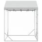 Preview: Outdoor-Hundezwinger mit Dach Silber 2x2x2,5 m Verzinkter Stahl