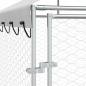 Preview: Outdoor-Hundezwinger mit Dach Silber 2x2x2,5 m Verzinkter Stahl
