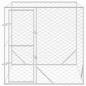 Preview: Outdoor-Hundezwinger Silbern 2x2x2 m Verzinkter Stahl