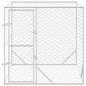 Preview: Outdoor-Hundezwinger Silbern 2x2x2 m Verzinkter Stahl