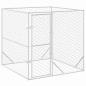 Preview: Outdoor-Hundezwinger Silbern 2x2x2 m Verzinkter Stahl