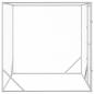 Preview: Outdoor-Hundezwinger Silbern 2x2x2 m Verzinkter Stahl