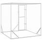 Preview: Outdoor-Hundezwinger Silbern 2x2x2 m Verzinkter Stahl