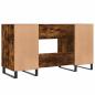 Preview: Schreibtisch Räuchereiche 140x50x75 cm Holzwerkstoff