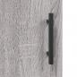 Preview: Schreibtisch Grau Sonoma 140x50x75 cm Holzwerkstoff