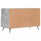 Preview: TV-Schrank Betongrau 80x36x50 cm Holzwerkstoff