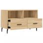 Preview: TV-Schrank Sonoma-Eiche 80x36x50 cm Holzwerkstoff