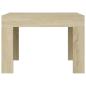Preview: Couchtisch Sonoma-Eiche 50x50x35 cm Holzwerkstoff