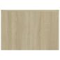 Preview: Couchtisch Sonoma-Eiche 50x50x35 cm Holzwerkstoff