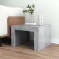 Preview: Couchtisch Betongrau 50x50x35 cm Holzwerkstoff