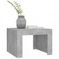 Preview: Couchtisch Betongrau 50x50x35 cm Holzwerkstoff