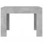 Preview: Couchtisch Betongrau 50x50x35 cm Holzwerkstoff