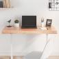 Preview: ARDEBO.de - Tischplatte 100x60x(2-6) cm Massivholz Behandelt Baumkante