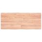 Preview: ARDEBO.de - Tischplatte 120x50x(2-4) cm Massivholz Behandelt Baumkante