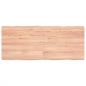 Preview: ARDEBO.de - Tischplatte 120x50x(2-6) cm Massivholz Behandelt Baumkante