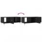 Preview: Couchtisch Schwarz 102x50x40 cm Holzwerkstoff