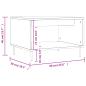 Preview: Couchtisch Grau Sonoma 60x50x40 cm Holzwerkstoff