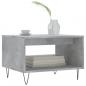 Preview: Couchtisch Betongrau 60x50x40 cm Holzwerkstoff