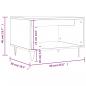 Preview: Couchtisch Betongrau 60x50x40 cm Holzwerkstoff