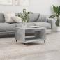 Preview: ARDEBO.de - Couchtisch Betongrau 60x50x40 cm Holzwerkstoff