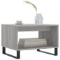 Preview: Couchtisch Grau Sonoma 60x50x40 cm Holzwerkstoff