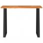 Preview: Konsolentisch Baumkante 110x35x80 cm Massivholz Akazie