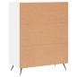 Preview: Kommode Weiß 69,5x34x90 cm Holzwerkstoff