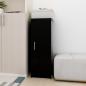 Preview: Schuhschrank Schwarz 32x35x92 cm Holzwerkstoff