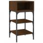 Preview: Nachttische 2Stk. Braun Eichen-Optik 35x34,5x70cm Holzwerkstoff