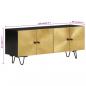 Preview: TV-Schrank 110x30x45 cm Massivholz Mango