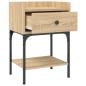 Preview: Nachttische 2 Stk. Sonoma-Eiche 40,5x31x60 cm Holzwerkstoff