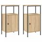 Preview: Nachttische 2 Stk. Sonoma-Eiche 41x31x80 cm Holzwerkstoff