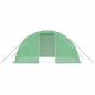 Preview: Gewächshaus mit Stahlrahmen Grün 8 m² 4x2x2 m