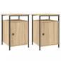 Preview: Nachttische 2 Stk. Sonoma-Eiche 40x42x60 cm Holzwerkstoff