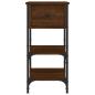 Preview: Nachttische 2 Stk. Braun Eichen-Optik 34x36x70 cm Holzwerkstoff
