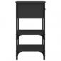 Preview: Nachttische 2 Stk. Schwarz 34x36x70 cm Holzwerkstoff