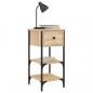 Preview: Nachttische 2 Stk. Sonoma-Eiche 34x36x70 cm Holzwerkstoff