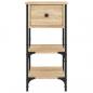Preview: Nachttische 2 Stk. Sonoma-Eiche 34x36x70 cm Holzwerkstoff