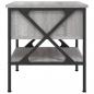 Preview: Nachttische 2 Stk. Grau Sonoma 40x42x45 cm Holzwerkstoff