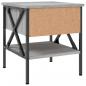 Preview: Nachttische 2 Stk. Grau Sonoma 40x42x45 cm Holzwerkstoff