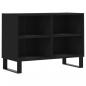 Preview: TV-Schrank Schwarz 69,5x30x50 cm Holzwerkstoff