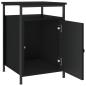 Preview: Nachttische 2 Stk. Schwarz 40x42x60 cm Holzwerkstoff