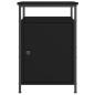 Preview: Nachttische 2 Stk. Schwarz 40x42x60 cm Holzwerkstoff
