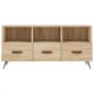 Preview: TV-Schrank Sonoma-Eiche 102x36x50 cm Holzwerkstoff