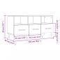 Preview: TV-Schrank Weiß 102x36x50 cm Holzwerkstoff