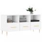 Preview: TV-Schrank Weiß 102x36x50 cm Holzwerkstoff
