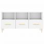 Preview: TV-Schrank Weiß 102x36x50 cm Holzwerkstoff