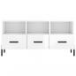 Preview: TV-Schrank Hochglanz-Weiß 102x36x50 cm Holzwerkstoff