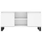 Preview: TV-Schrank Weiß 104x35x50 cm Holzwerkstoff