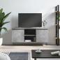 Preview: ARDEBO.de - TV-Schrank Betongrau 104x35x50 cm Holzwerkstoff